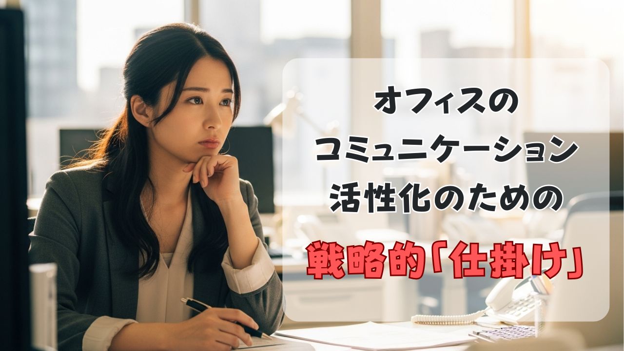 「会話がない…」オフィスを変える！人事・総務が仕掛ける『自然なコミュニケーション』活性化戦略と食の力