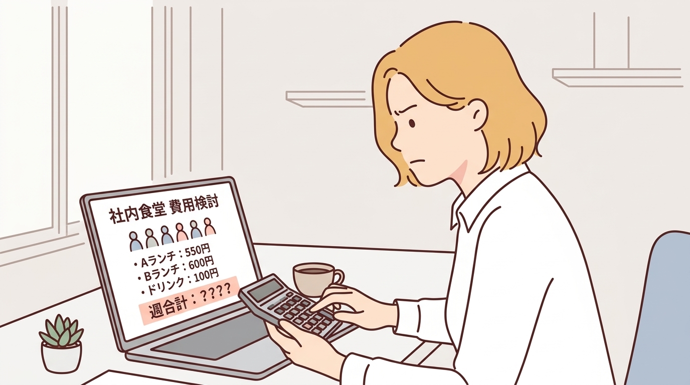 【2026年最新】社食サービスの費用相場はいくら？タイプ別の料金比較と選び方