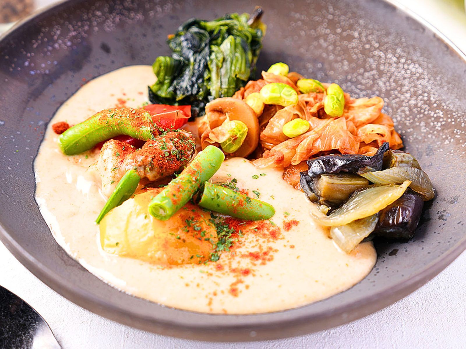 魚介の本格ホワイトカレー